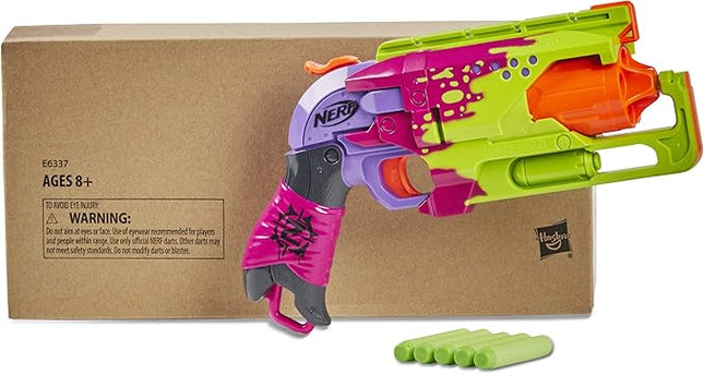 Nerf Zombie Strike Hammershot Blaster, Splatter (Amazon Exclusive)