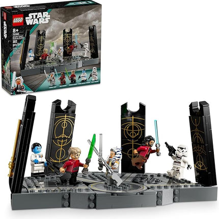 LEGO Star Wars Ahsoka Tano’s Duel on Peridea Building Toy for Kids, Collectible Toy with 5 Star Wars Minifigures Including Grand Admiral Thrawn & Ahsoka, Fun Gift for 8 Year Old Boys & Girls, 75385