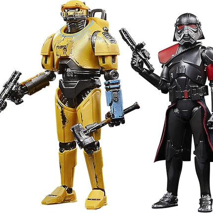 STAR WARS The Black Series NED-B & Purge Trooper, OBI-Wan Kenobi 6-Inch Collectible Action Figures Carbonized 2-Pack, Ages 4 and Up (Amazon Exclusive)