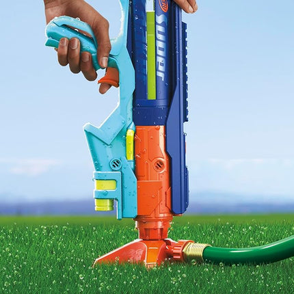 Nerf Super Soaker Power Drench Water Blaster, High Performance Pressurized Blasting, Easy Fill Station, Water Toys, Ages 8+