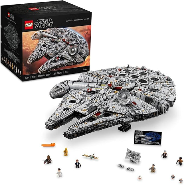 LEGO Star Wars Millennium Falcon - Building Set for Adults, Ages 16+ - Gift for Birthday - Movie Collectible Model Kit - Display in Home or Office - 75192