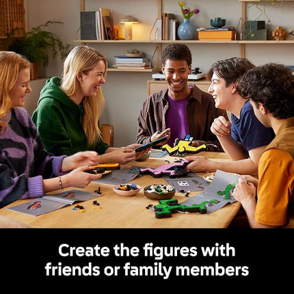 LEGO Art Keith Haring – Dancing Figures - Home Decor Building Set for Adults - Wall Art Decor - Gift Idea for Men, Women who Enjoy DIY Arts and Crafts - 31216