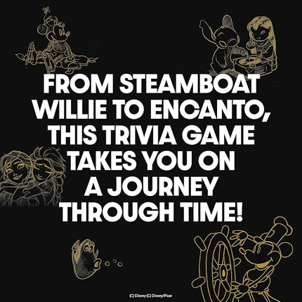The Magical World of Disney Trivia Games – Board Games for Family Night, Multi-Player, Family Travel Games, Disney Toys, Ages 6+