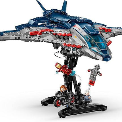 LEGO Marvel Avengers: Age of Ultron Quinjet - Kids Toy for Boys and Girls, Ages 12+ - Avengers Toy with 5 Marvel Action Figures - Collectible Decor & Playset - Gift Idea for Birthdays - 76325