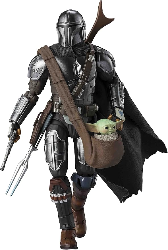S.H. Figuarts Star Wars The Mandalorian (Din Jalin), Approx. 5.9 inches (150 mm), ABS & PVC & Cloth, Pre-painted Action Figure