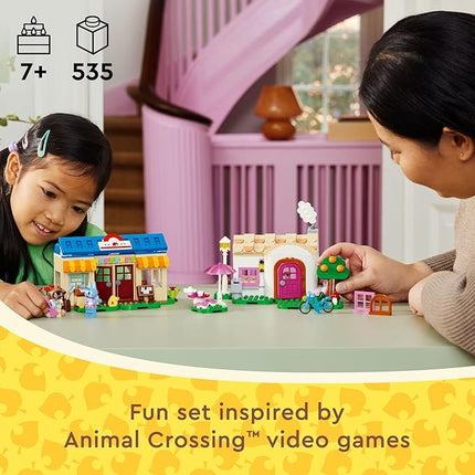 LEGO Animal Crossing Nook’s Cranny & Rosie's House, Buildable Video Game Toy for Kids, Includes 2 Animal Crossing Toy Figures, Birthday Gift Idea for Girls and Boys Aged 7 and Up, 77050