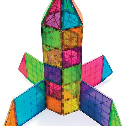 MAGNA-TILES Classic 100-Piece Magnetic Construction Set, The ORIGINAL Magnetic Building Brand