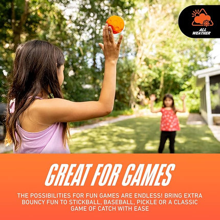 Nerf Extreme High Bounce Ball - Kids Bouncy Ball for Games + Sports - Indoor + Outdoor Fun - Durable + Lightweight Kids Toy - Assorted Colors