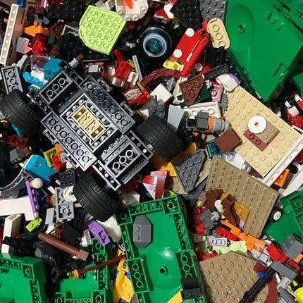 Lego 4 Pounds Bulk Lot! Random Parts, Pieces & Bricks, 500 pcs