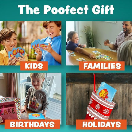 Poo Pocalypse - The Hilarious Card Game for Immature People - Easy and Strategic Family-Friendly Party Game for Adults, Teens & Kids - 2-4 Players