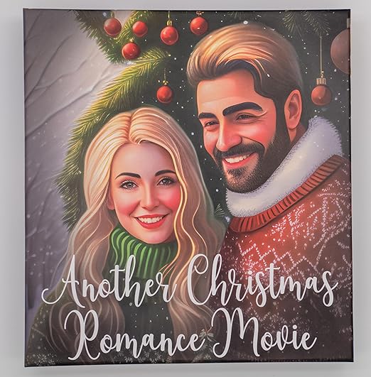 Another Christmas Romance Movie - a cozy Christmas board game for adults, families, and holiday parties featuring light gameplay and 84 custom frosted dice