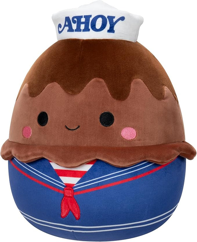 Squishmallows Original “Stranger Things” 10-Inch Chocolate Pudding - Official Jazwares Plush (Medium-Sized)