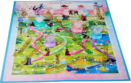 Hasbro Gaming Chutes and Ladders: Disney Princess Edition Board Game for Kids Ages 3 and Up, Preschool Game for 2-4 Players (Amazon Exclusive)