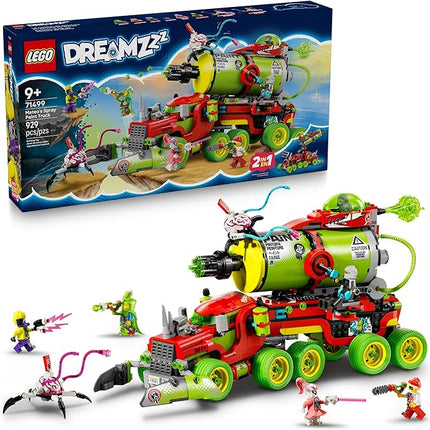 LEGO DREAMZzz Mateo’s Spray Paint Truck Building Toy for Kids - Pretend Play Set & 5 Toy Figures for Boys & Girls, Ages 9+ - Toy Truck with 2 Building Modes - Gift Idea for Birthdays - 71499