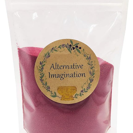 Burgundy Sand - Fine Colored Sand for Ritual Use, Zen Gardens, Incense Burners, Smudging Bowls, Unity Ceremonies, Mandalas, Spiritual Practices, Arts & Crafts by Alternative Imagination (1 Pound)