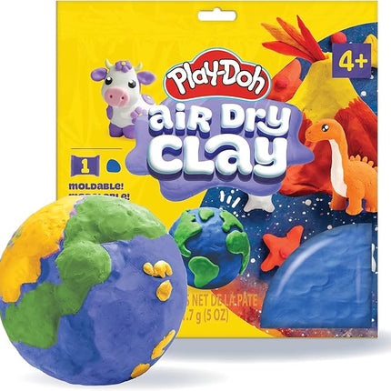 Play-Doh Air Dry Clay, 5 oz. Blue Clay Bag, Art Supplies, Craft Supplies, Clay Tools & Kit, ModelingClay for Kids, Air Dry Clay Kit, Arts & Crafts for Adult and Kids