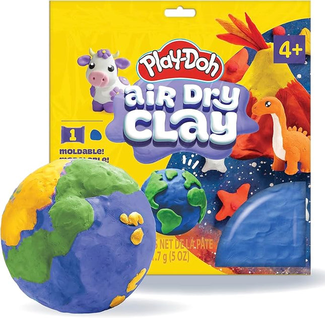 Play-Doh Air Dry Clay, 5 oz. Blue Clay Bag, Art Supplies, Craft Supplies, Clay Tools & Kit, ModelingClay for Kids, Air Dry Clay Kit, Arts & Crafts for Adult and Kids