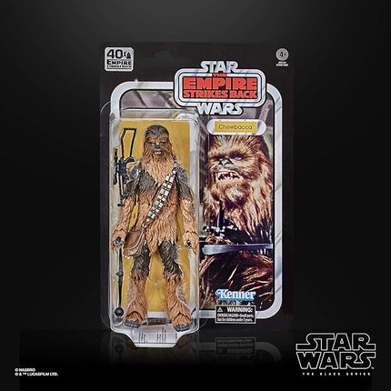 STAR WARS The Black Series Chewbacca 6-Inch Scale The Empire Strikes Back 40th Anniversary Collectible Figure, Kids Ages 4 and Up
