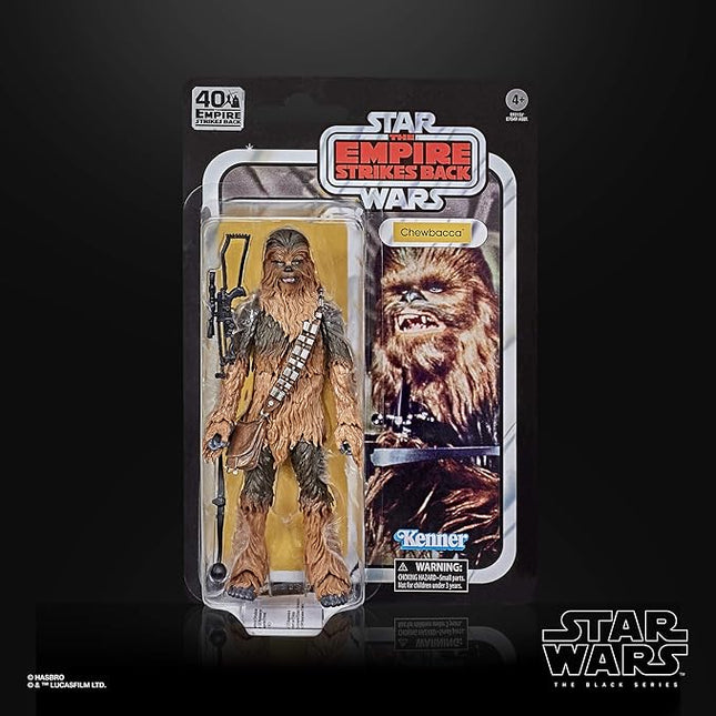 STAR WARS The Black Series Chewbacca 6-Inch Scale The Empire Strikes Back 40th Anniversary Collectible Figure, Kids Ages 4 and Up