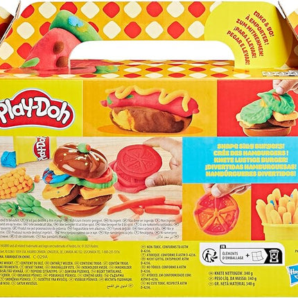 Play-Doh Grill Fun Playset, Play Kitchen Toys, Arts & Crafts for Kids 3+ Years