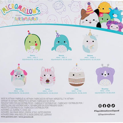 Squishmallows Original Micromallows Plush Birthday Countdown 7-Pack