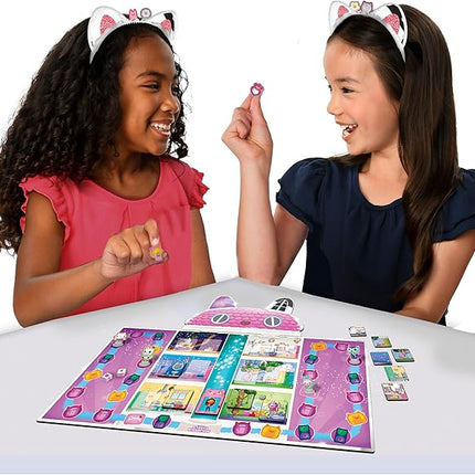 Spin Master Games, Gabby’s Dollhouse, Meow-Mazing Board Game, Board Game for Kids, Family Games, Preschool Game for Families & Kids Ages 4+