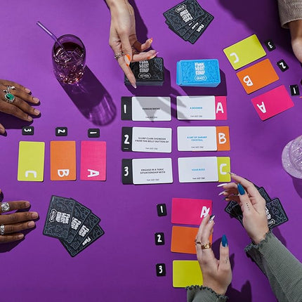 Hasbro Gaming Fork Milk Kidnap Game for Adults Only, an Adult Party Game of Questionable Choices, Ages 17+, for 3 to 10 Players, Hilarious NSFW Card Games