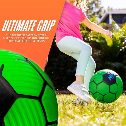 NERF Kids Foam Mini Soccer Ball - Proshot Youth Soft Mini Foam Soccer Ball - 7" Inch NERF Indoor + Outdoor for Kids