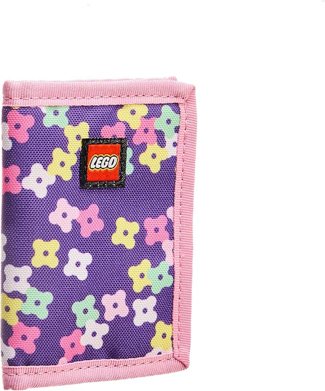 LEGO Trifold Wallet, Kids Unisex Wallet for Boys and Girls, with Clear ID Window, Card and Cash Pockets and Secure Hook and Loop Closure, I Play My Way