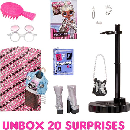 L.O.L. Surprise! OMG Melrose Fashion Doll with 20 Surprises Including Accessories in Stylish Outfit, Holiday Toy Great Gift for Kids Girls Boys Ages 4 5 6+ Years Old & Collectors