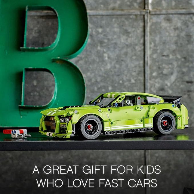 LEGO Technic Ford Mustang Shelby GT500 Toy Car - Building Toy for Boys & Girls, Ages 9+ Years - Pull Back Car W/AR App for Pretend Play - Gift Ideas - 42138