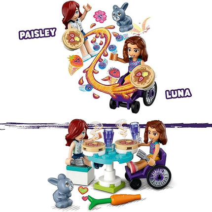 LEGO Friends Pancake Shop 41753 Building Toy Set, Pretend Creative Fun for Boys and Girls Ages 6+, with 2 Mini-Dolls and Accessories, Inspire Imaginative Role Play