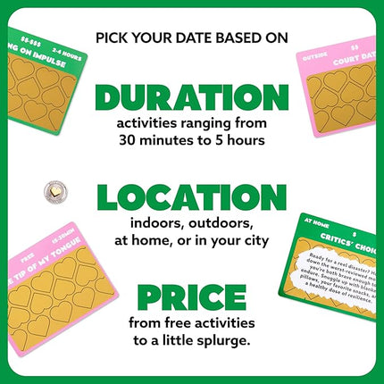 Date Night Scratch-Off Cards by Relatable – Valentine’s Day Gift for Her, Fun Date Night Ideas for Couples, Romantic Couples Gift with 50 Scratch Cards