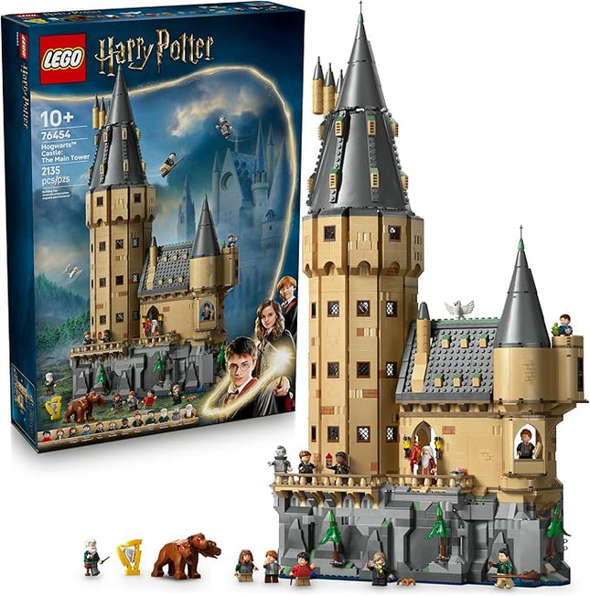 LEGO Harry Potter Hogwarts Castle: The Main Tower - Building Set for Boys and Girls, Ages 10+ - 12 Collectible Minifigures Including Harry Potter & Dumbledore - Gift for Christmas - 76454