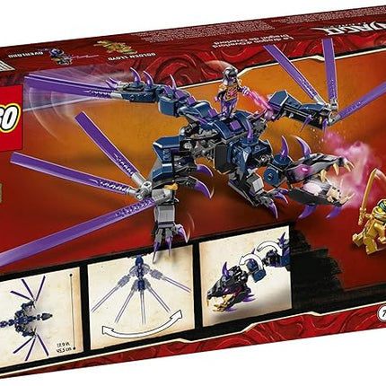 LEGO NINJAGO Legacy Overlord Dragon 71742 Ninja Playset Building Kit Featuring Posable Dragon Toy, New 2021 (372 Pieces)