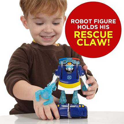 Transformers Playskool Heroes Rescue Bots Energize Chase The Police-Bot Action Figure, Ages 3-7 (Amazon Exclusive)