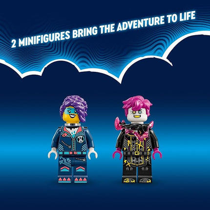 LEGO DREAMZzz Zoey’s Cat Motorcycle Bike Toy with 2 Minifigures, Creative Toy for Kids Ages 7 and Up, Rebuild an Animal Figure into a Bike, Cat Toy for Kids, 71479