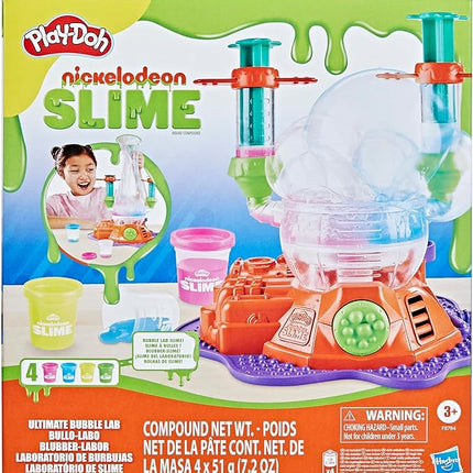 Play-Doh Ultimate Bubble Lab Playset with Nickelodeon Slime Brand Compound, Tactile Sensory Toys for Girls and Boys 3 Years and Up, Kids Arts and Crafts