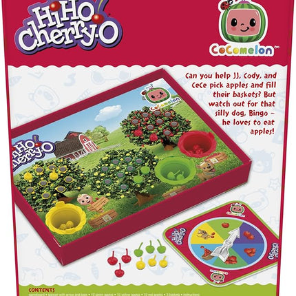 Hasbro Gaming Hi Ho Cherry-O: CoComelon Edition Board Game, Counting, Numbers, and Matching Game for Preschoolers, 2-3 Players, Ages 3+ (Amazon Exclusive)