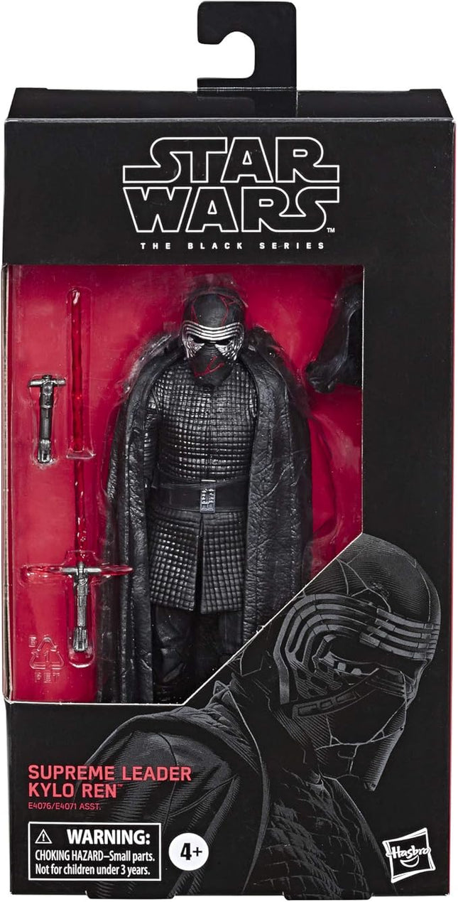 STAR WARS The Black Series Supreme Leader Kylo Ren Toy 6" Scale The Rise of Skywalker Collectible Figure, Kids Ages 4 & Up