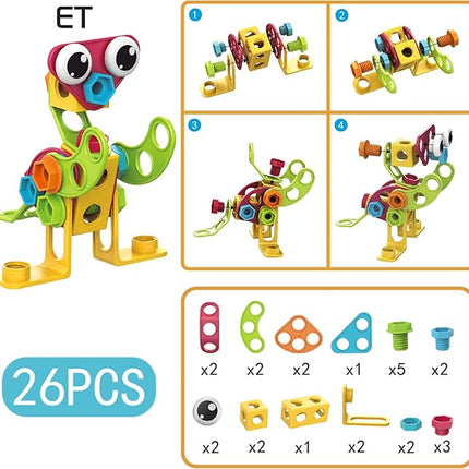 Contixo ST3 Kids Toys - 223 PCs 3D Building Blocks STEM Construction Playboards Creativity, Imagination, Recreational, Educational for Children Toddler, 3+ Year Old Boys and Girls