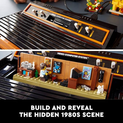 LEGO Icons Atari 2600 Building Set 10306 - Retro Video Game Console and Gaming Cartridge Replicas, Featuring Minifigure and Joystick, Nostalgic 80s Gift for Gamers and Adults