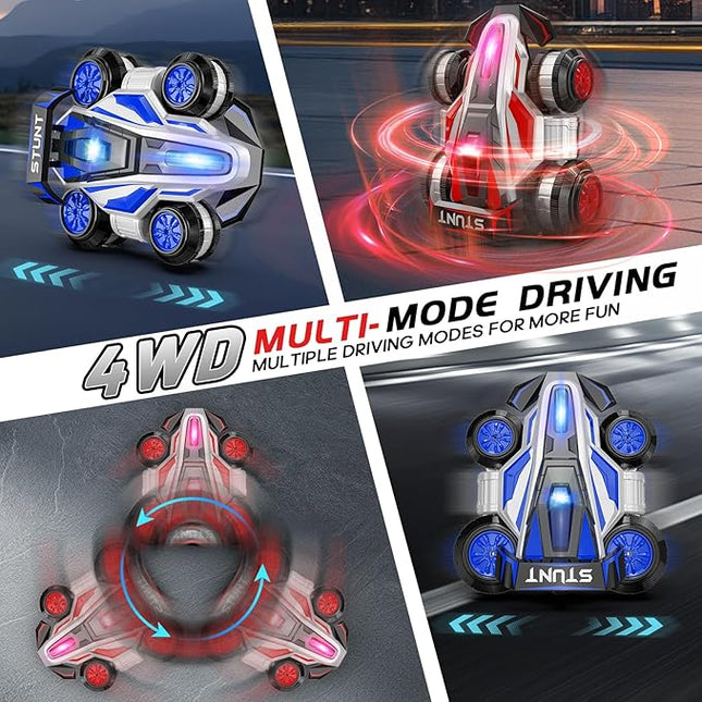 High-Speed Drift RC Stunt Deformation Car, 360-Degree Rotating Transforming RC Car, Birthday Gift for Boys and Girls Aged 6-16