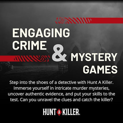 Hunt A Killer: R.I.P at The Rodeo, Solve The Murder of a Rodeo Clown, Mystery Box Game for True Crime Fans, Murder Mystery Game for Adults, Play Detective at Home, Designed for 1+ Players Ages 14+