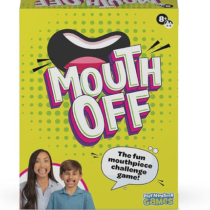 Mouth Off Card Game - Family Games for Kids and Adults, Guess The Phrase Before The Timer Runs Out, Family Game Night, 4-8 Players, Ages 8+