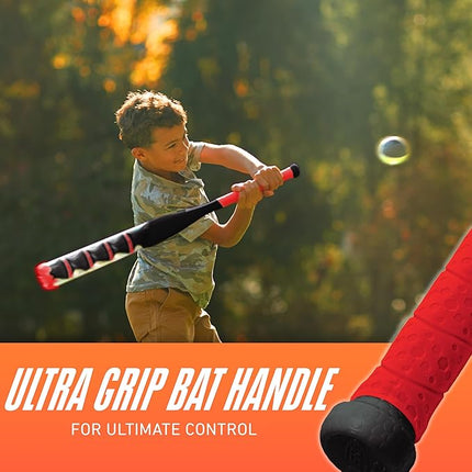 NERF Power Blast Kids Baseball Bat and Ball Set - Kids Plastic Bat with Extra Grip + Power Bands