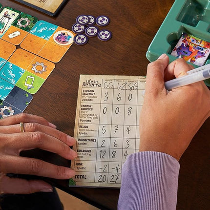 Life in Reterra Strategy Board Game | A Community (Re) Building Game | Ages 10+ | 2 to 4 Players | 35 Mins. Avg. | Games for Adults & Families