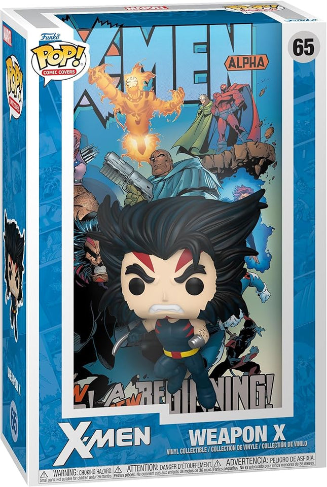 Funko Pop Comic Cover: Marvel - X-Men Age of Apocalypse - Weapon X - Marvel Comics - Collectable Vinyl Figure - Gift Idea - Official Merchandise - Toys for Kids & Adults