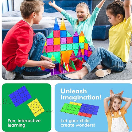 PicassoTiles Magnetic Building Block Tiles Supersize Stabilizer Base Toy Large Size Magnet Tile Plate Jumbo XL Add On Durable Foundation Compatible Education Construction STEM Learning Stacking Set