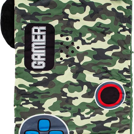 Kid's Nap Buddies Character Preschool Nap Mat, Toddler Sleeping Bag with Pillow for Daycare, Ages 3+